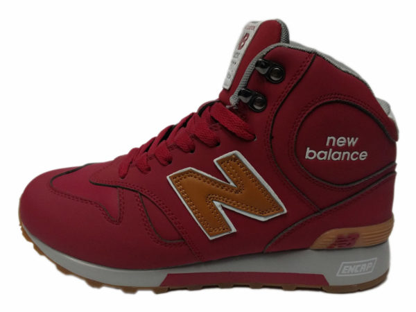 New Balance 1300 Mid на меху красные с коричневым (40-46)