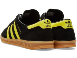 Adidas Hamburg черные с желтым
