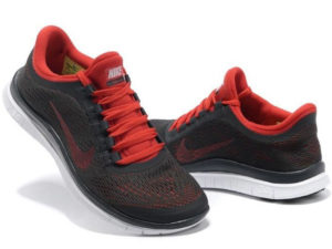 Nike Free Run 3.0 v5 черные с красным
