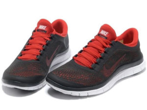 Nike Free Run 3.0 v5 черные с красным