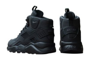 Зимние Nike Air Huarache Winter Black черные (35-40)
