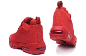Зимние Nike Air Max 95 Sneakerboot красные (40-45)