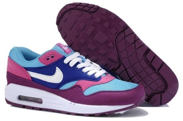 Nike Air Max 87 фиолетовые с голубым (35-40)