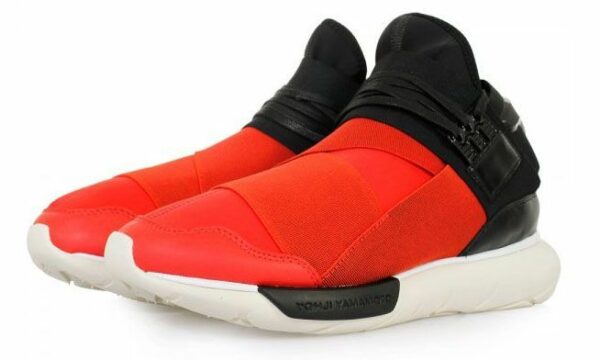 Adidas Y-3 Qasa High красные с черным (39-44)