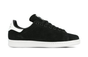 Adidas Stan Smith "Suede" черные с белым (40-44)