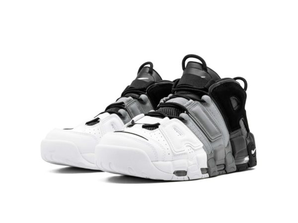 Nike Air More Uptempo белые с черным и серым 40-45
