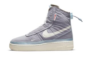 Nike Air Force 1 Shell серые с белым мужские-женские (40-44)